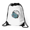 Astronaut Cat Drawstring Bags