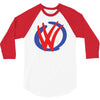 mod vw volkswagen dub logo 3/4 Sleeve Shirt