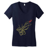 caution octopus&rsquo; may be larger than it appears Women's V-Neck T-Shirt
