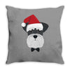 schnauzer dog Throw Pillow