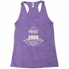 premium vintage 2000 classic perfectly aged limited edition Racerback Tank