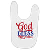 god bless america Baby Bibs