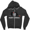 party animal Zipper Hoodie