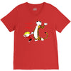 calvin hobbes V-Neck Tee