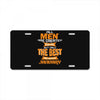 all men are created equal but only the best are born in january 1 License Plate