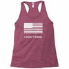 i don't kneel Racerback Tank