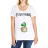 Pregosaurus Boy Ladies Curvy T-Shirt
