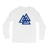 valknutr knoten der gefallenen odin nordisch symbol aspekte wotan Long Sleeve Shirts