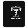 who loves running1 Mousepad
