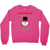 christmas baking team crew snowman Crewneck Sweatshirt
