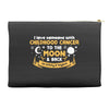 I Love Someone with Childhood Cancer to The Moon and Back to Infinity Accessory Pouches