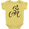 bike rider biker cyclist Baby Onesie