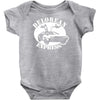 delorean express  funny Baby Onesie
