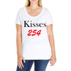 kisses Ladies Curvy T-Shirt