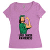 liver cancer awareness can do it Women's Triblend Scoop T-shirt