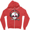 skully Zipper Hoodie