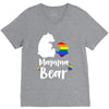 mama bear gay pride V-Neck Tee