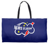 news flash black Weekender Totes