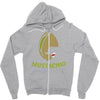 mustachio Zipper Hoodie