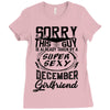 This Guy Is Taken By A Super Sexy December Girlfriend Ladies Fitted T-Shirt
