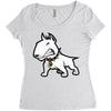 bulldog Women's Triblend Scoop T-shirt