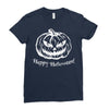 happy halloween 3 Ladies Fitted T-Shirt