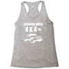 redneck math 4x4 truck Racerback Tank