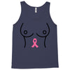 breast with pink ribbon Tank Top