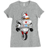 darkwing duck gizmoduck Ladies Fitted T-Shirt