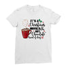 it's a christmas movies and hot chocolate kind of day Ladies Fitted T-Shirt