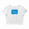 suck it trebek Crop Top