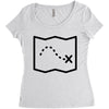 trail marks Women's Triblend Scoop T-shirt