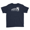 climbing ape to evolution climb indoor outdoor Youth Tee