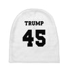 Trump 45 jersey number Baby Beanies