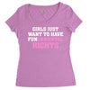 girls just want to have fundamental rights Women's Triblend Scoop T-shirt