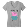daddy pig Women's V-Neck T-Shirt