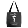 hillbilly hog wrestling champ Tote Bags