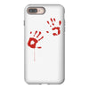 bloody hand print funny zombie kill undead blood horror killer iPhone 8 Plus