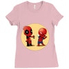 deadpool Ladies Fitted T-Shirt