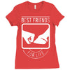 limited edition best friends hoof Ladies Fitted T-Shirt