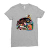 drawing some insects Ladies Fitted T-Shirt