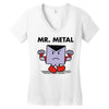 mr. metal Women's V-Neck T-Shirt