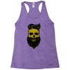 hipster skull Racerback Tank