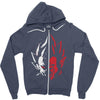 im angry Zipper Hoodie