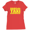 dads taxi Ladies Fitted T-Shirt