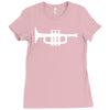 trumpet funny jazz music new Ladies Fitted T-Shirt