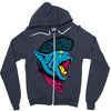 cat punk Zipper Hoodie