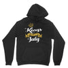 kings are born in july Unisex Hoodie