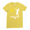 finger guns batle royal gaming Ladies Fitted T-Shirt