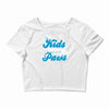 my kids have paws Crop Top